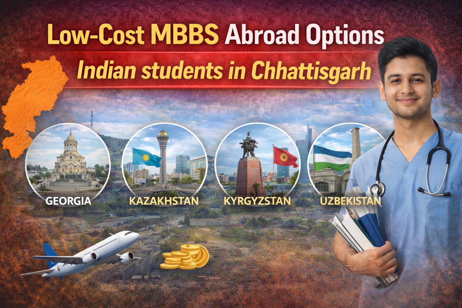 Low-Cost MBBS Abroad Options for Indian students in Chhattisgarh